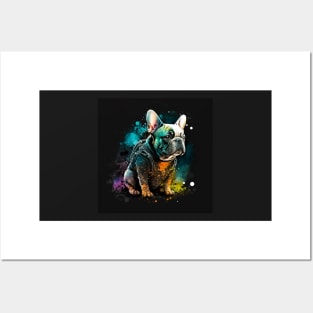 French Bulldog Puppy Frenchy doggy dog Sci-fi Posters and Art